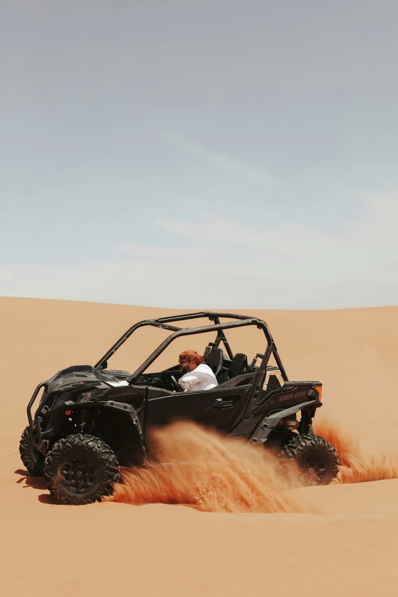 Off-road buggy adventure on Sahara dunes